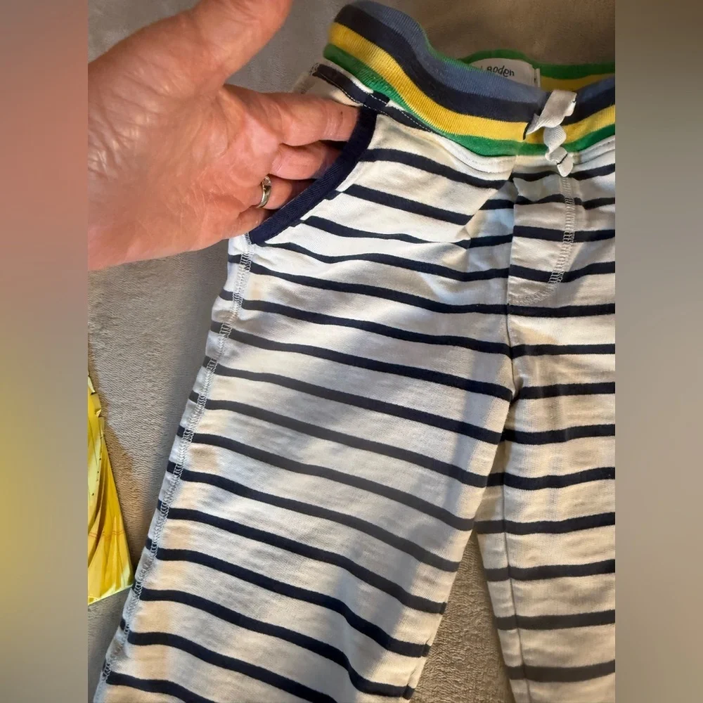 Mini Boden Cropped Cotton Sweatpants Shorts Clamdiggers Kids Size 5Y